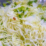 ♥ キャベツの千切り! 青臭さ解消 ♥